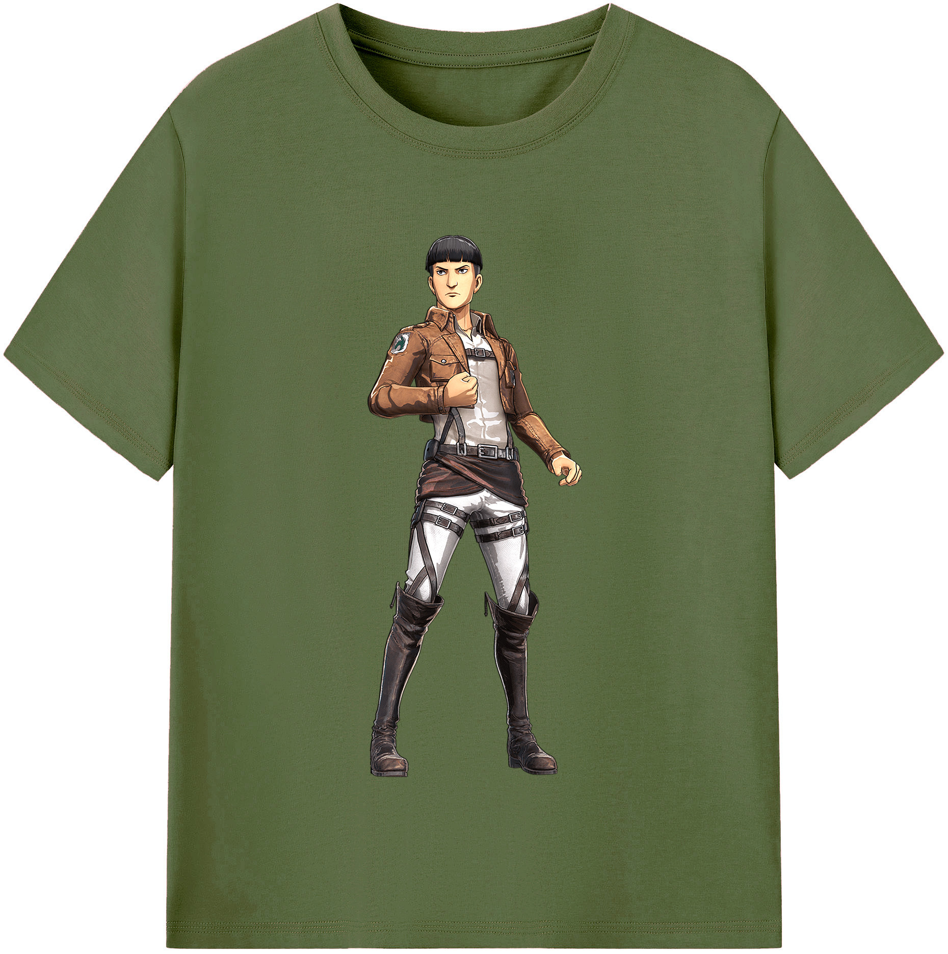 （画像用） 進撃の巨人 Attack on Titan 綿100％半袖Tシャツ（フロントプリント）